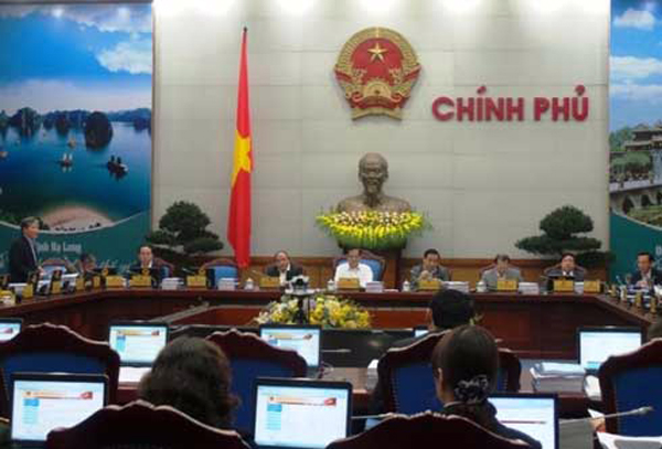 Chính phủ họp phiên chuyên đề về công tác xây dựng pháp luật