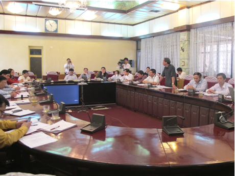 Đoàn đại biểu Quốc hội tỉnh Lạng Sơn làm việc với UBND tỉnh về việc thi hành Luật thực hành tiết kiệm, chống lãng phí