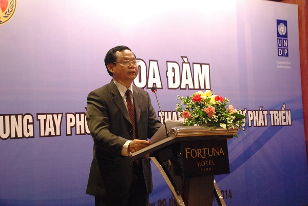 Tổng Thanh tra Chính phủ Huỳnh Phong Tranh phát biểu kết luận Tọa đàm “Chung tay phòng, chống tham nhũng vì sự phát triển”