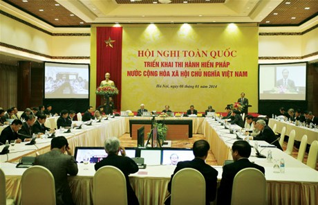 Hội nghị toàn quốc triển khai thi hành Hiến pháp nước Cộng hòa Xã hội Chủ nghĩa Việt Nam