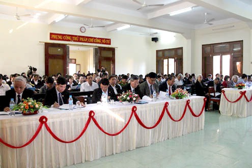Hội nghị tổng kết công tác năm 2014 và triển khai nhiệm vụ công tác năm 2015 của Tòa án nhân dân hai cấp tỉnh Phú Yên