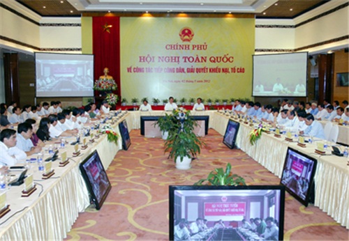 Hội nghị trực tuyến toàn quốc về công tác tiếp công dân, giải quyết khiếu nại, tố cáo