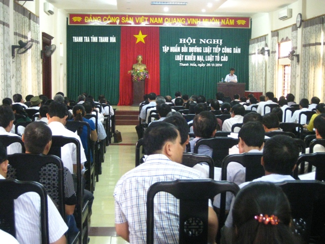 Thanh tra tỉnh Thanh Hóa tổ chức Hội nghị tập huấn Luật Khiếu nại, Luật Tố cáo