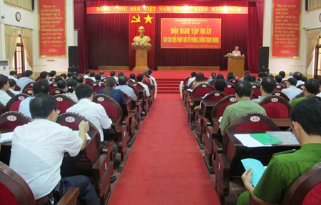 Hội nghị tập huấn pháp luật về phòng, chống tham nhũng tại Vĩnh Phúc
