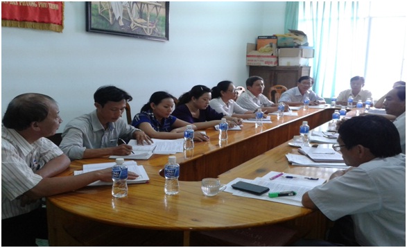 Ban Nội chính Tỉnh ủy Bình Thuận kiểm tra tình hình thực hiện kê khai, công khai tài sản thu nhập và kiểm soát việc kê khai tài sản tại Đảng ủy Phường Phú Trinh
