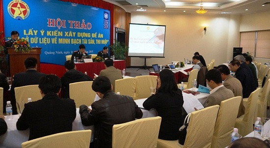 Thanh tra Chính phủ tổ chức Hội thảo lấy ý kiến xây dựng Đề án Cơ sở dữ liệu về minh bạch tài sản, thu nhập