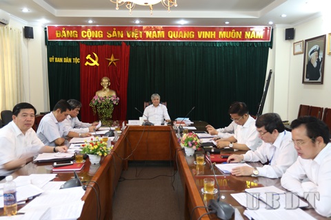 Một cuộc họp của Ủy ban Dân tộc