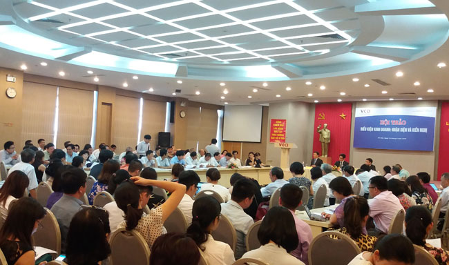 Hội thảo “Điều kiện kinh doanh: Nhận diện và kiến nghị” (Ảnh minh họa)