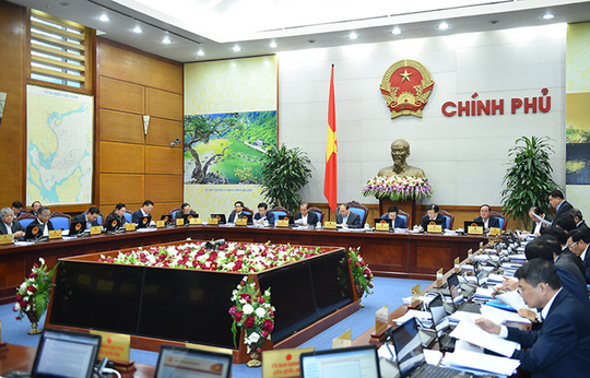 Một phiên họp thường kỳ Chính phủ