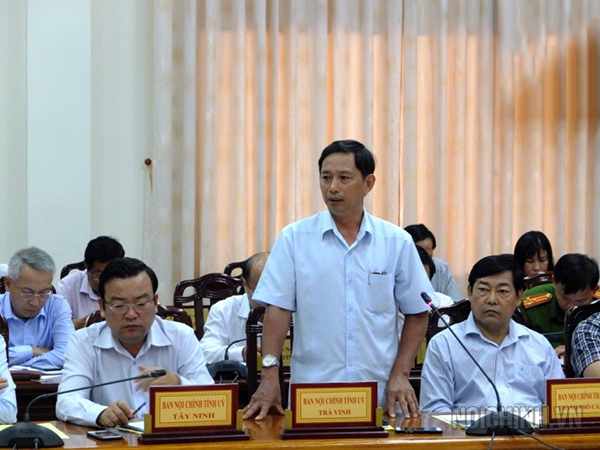 Đồng chí Đoàn Minh Phương, Phó trưởng Ban Nội chính Tỉnh ủy Trà Vinh