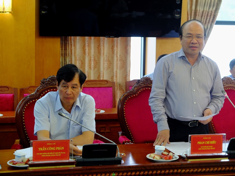 Đồng chí Phan Chí Hiếu, Thứ trưởng Bộ Tư pháp