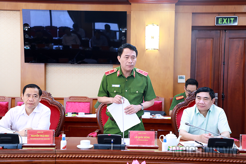 Đồng chí Lê Quốc Hùng, Thứ trưởng Bộ Công an
