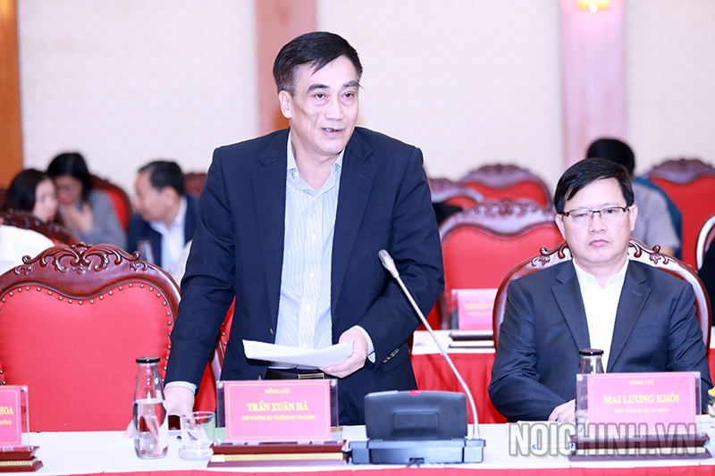 Đồng chí Trần Xuân Hòa, Thứ trưởng Bộ Tài Chính
