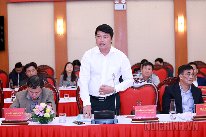 Đồng chí Ngô Mạnh Hùng, Phó Cục trưởng Cục phòng, chống tham nhũng, Thanh tra Chính phủ