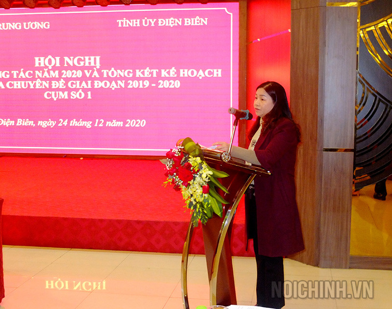 Đồng chí Phạm Thu Thủy, Phó trưởng Ban Nội chính Tỉnh ủy Thái Nguyên