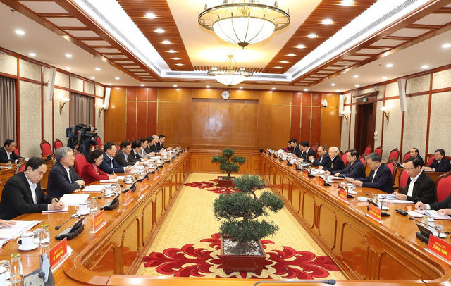 Quang cảnh cuộc họp