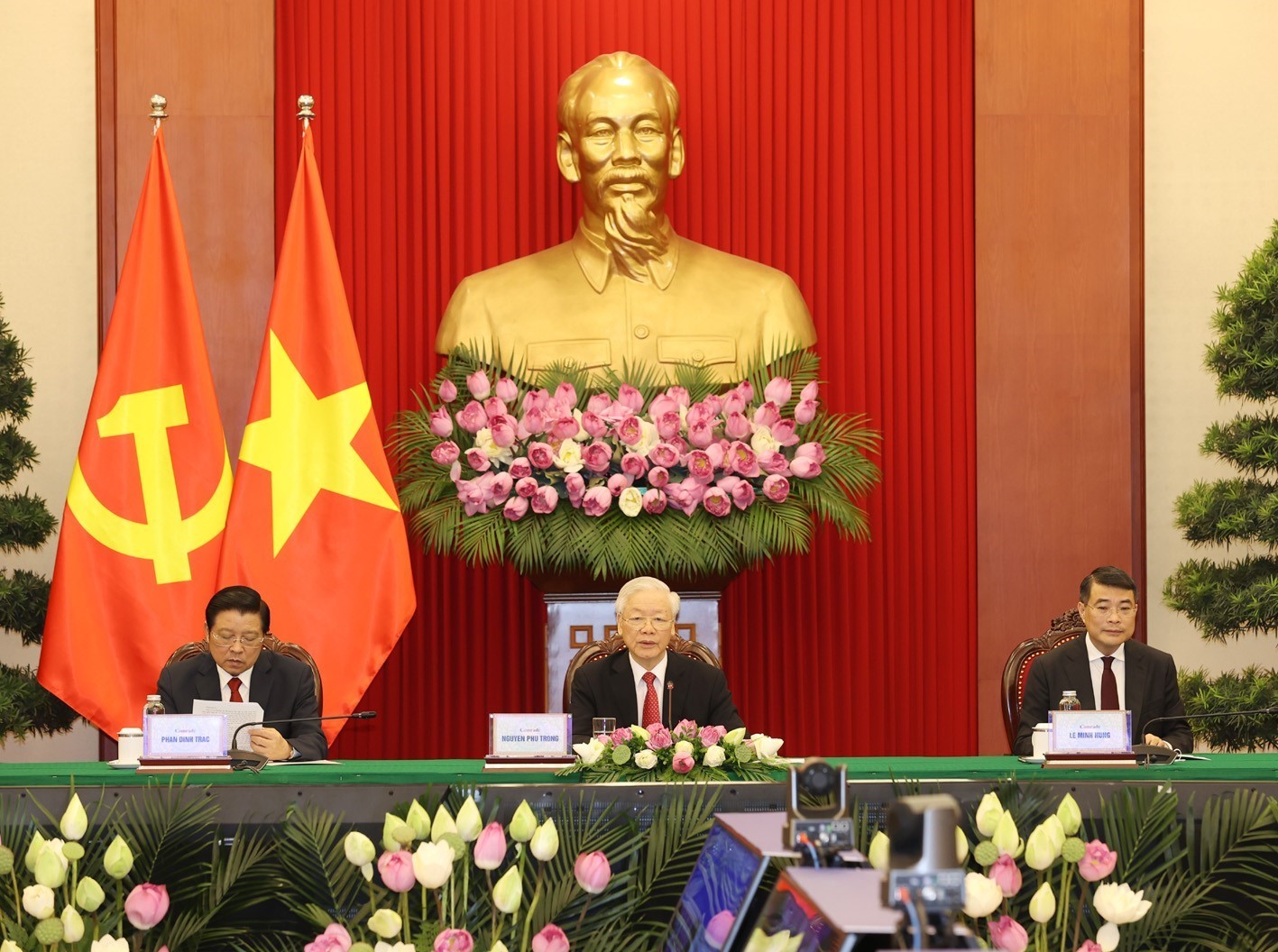 Đồng chí Tổng Bí thư Nguyễn Phú Trọng phát biểu tại Hội nghị 