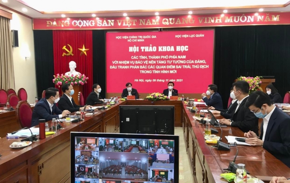 Quang cảnh Hội thảo điểm cầu Hà Nội