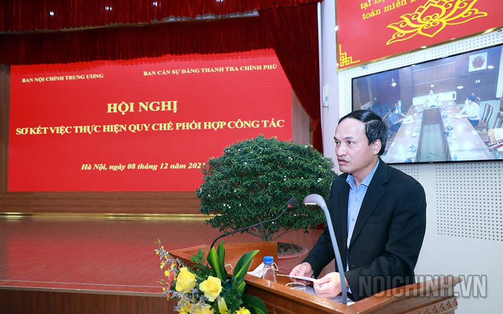 Đồng chí Tạ Văn Giang, Vụ trưởng Vụ Nghiên cứu tổng hợp, Ban Nội chính Trung ương