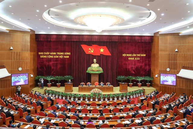 Ngày làm việc thứ năm Hội nghị lần thứ 5 Ban Chấp hành Trung ương Đảng khoá XIII 