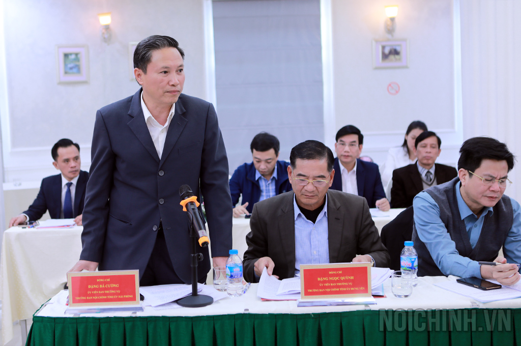 Đồng chí Đặng Bá Cường, Trưởng Ban Nội chính Thành ủy Hải Phòng