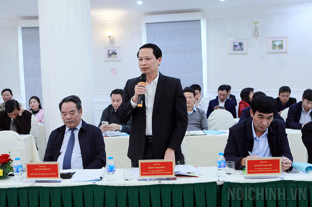 Đồng chí Hoàng Thái Phúc, Trưởng Ban Nội chính Tỉnh ủy Thái Bình