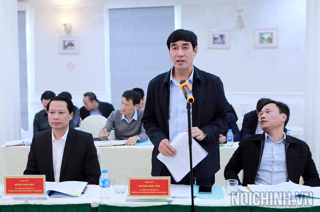 Đồng chí Nguyễn Ngọc Tiến, Trưởng Ban Nội chính Tỉnh ủy Thanh Hoá