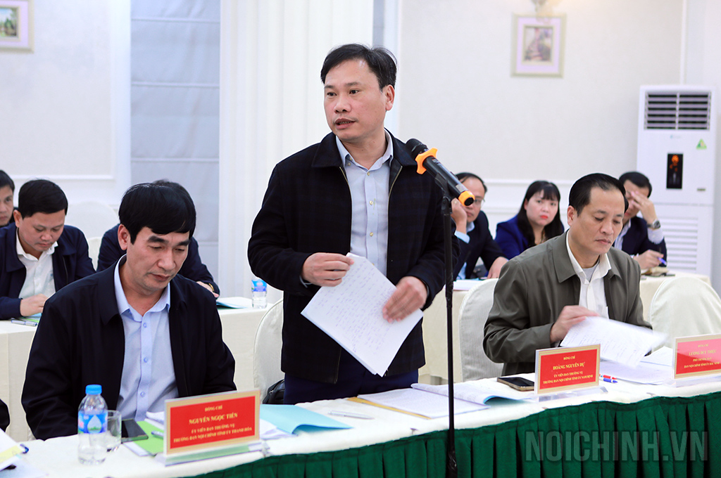 Đồng chí Hoàng Nguyên Dự, Trưởng Ban Nội chính Tỉnh ủy Nam Định