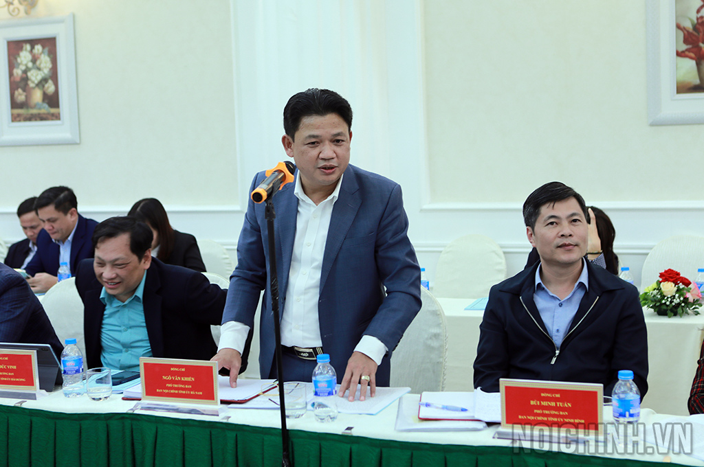 Ngô Duy Khiển, Phó Trưởng Ban Nội chính Tỉnh ủy Hà Nam