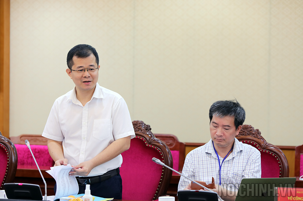 Đồng chí Nguyễn Hà Thanh, Phó Vụ trưởng Vụ Pháp luật, Ban Nội chính Trung ương
