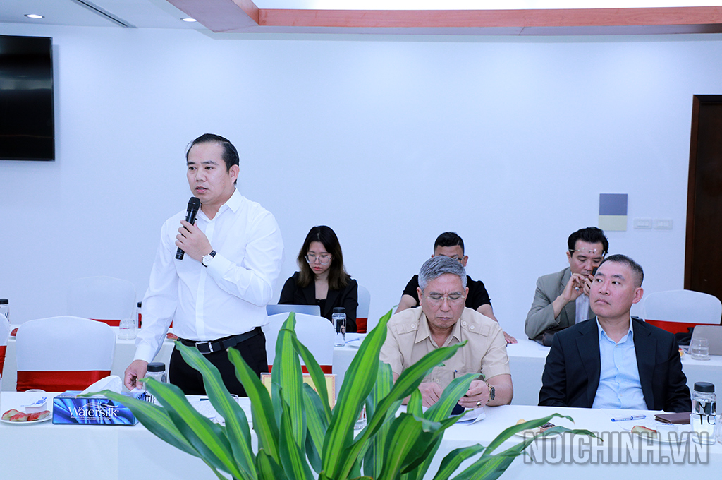 Đồng chí Thượng tá Nguyễn Hiếu, Phó Trưởng phòng 4, Cục An ninh chính trị nội bộ, Bộ Công an