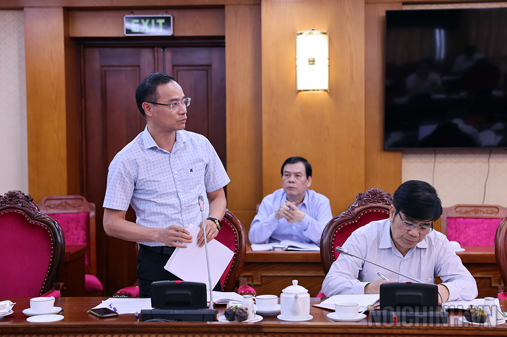 Đại diện Thanh tra Chính phủ phát biểu