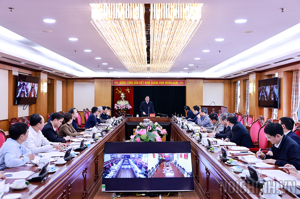 Một cuộc họp của Ban Nội chính Trung ương