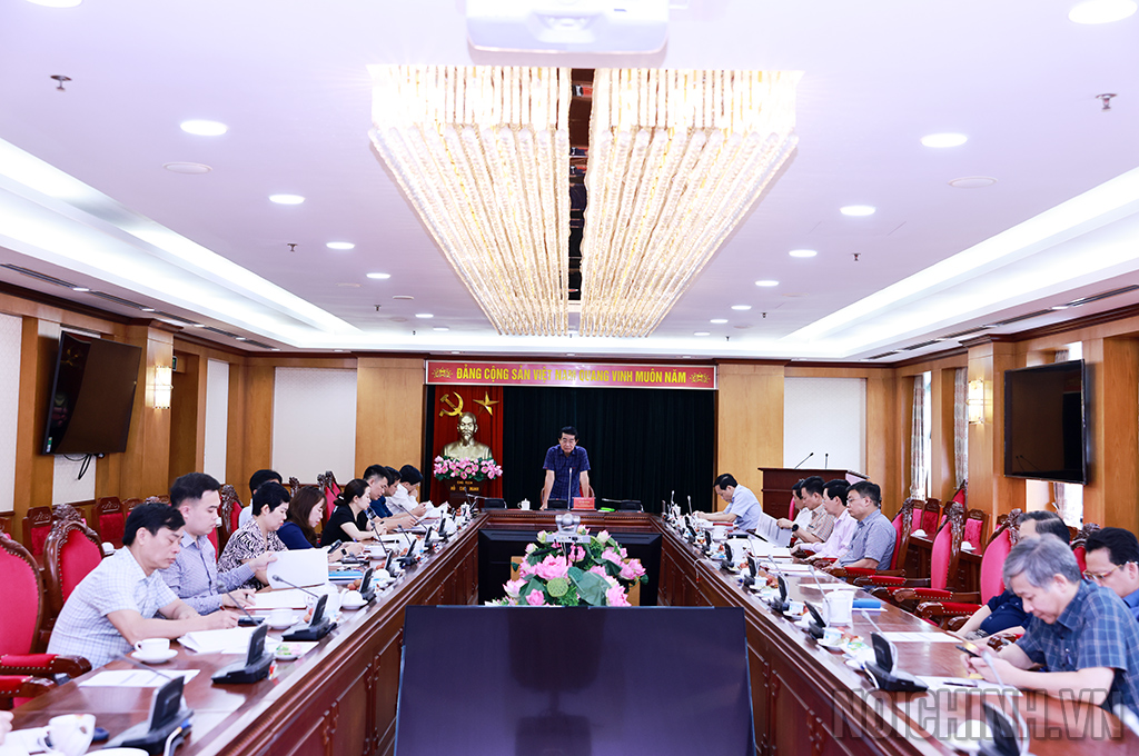 Một Cuộc họp Đảng ủy cơ quan Ban Nội chinh Trung ương mở rộng