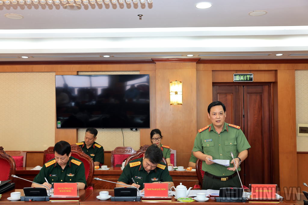 Đồng chí Đại tá Mai Xuân Thảo, Phó Chánh Văn phòng Bộ Công an