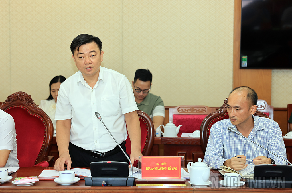 Đồng chí Phạm Văn Nhạ, Phó Chánh Văn phòng Tòa án nhân dân tối cao