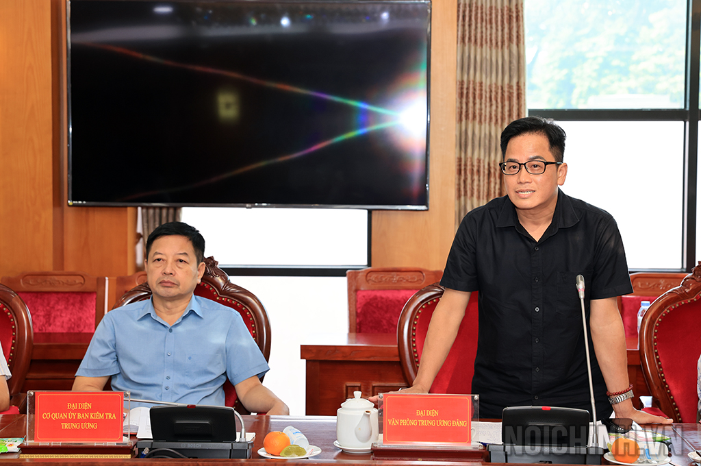 Đồng chí Phạm Hồng Quang, Phó Vụ trưởng Vụ Tổng hợp, Văn phòng Trung ương Đảng