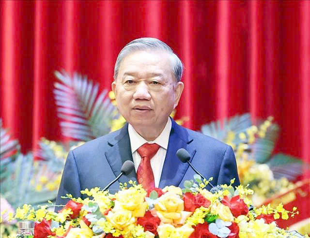 Đồng chí Tổng Bí thư Tô Lâm phát biểu chỉ đạo tại Đại hội