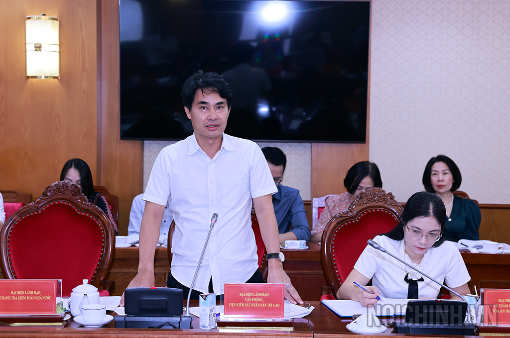 Đồng chí Hoàng Minh Thành, Phó Chánh Văn phòng Viện Kiểm sát nhân dân tối cao