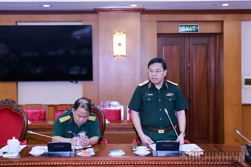 Đồng chí Nguyễn Việt Dũng, Cục trưởng Cục Pháp chế, Bộ Quốc phòng