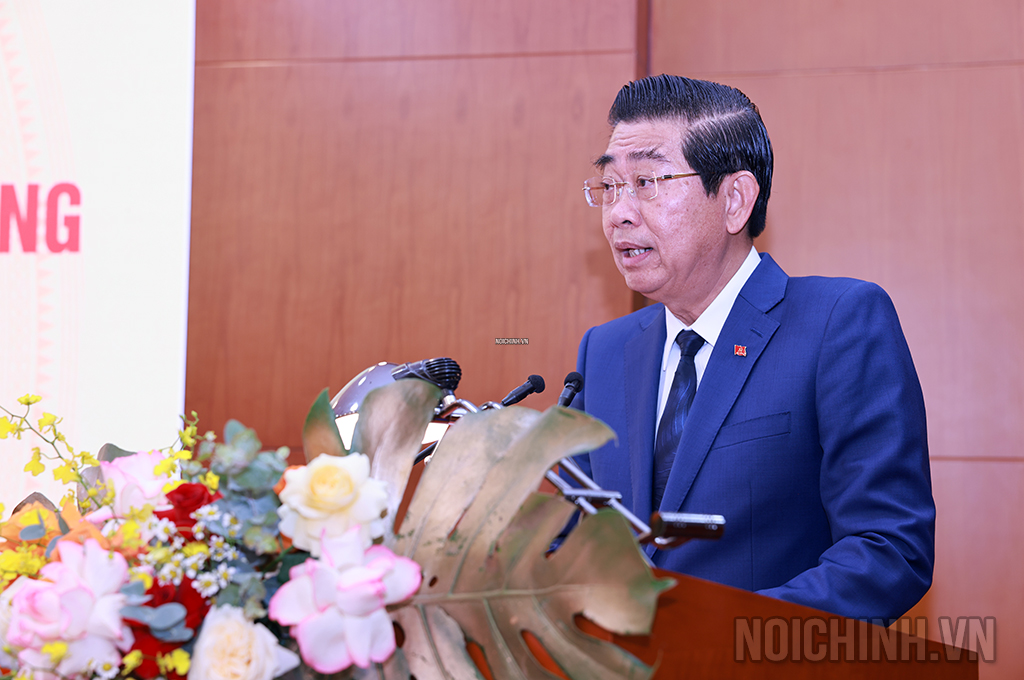 Đồng chí Võ Văn Dũng, Ủy viên Trung ương Đảng, Phó Trưởng ban Thường trực, Chủ tịch Hội đồng thi đua khen thưởng cơ quan Ban Nội chính Trung ương