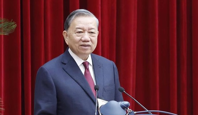 Đồng chí Tổng Bí thư Tô Lâm phát biểu tại Hội nghị