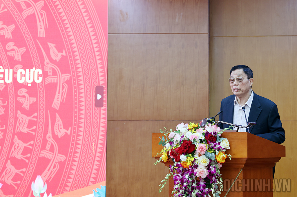 Đồng chí Vũ Tiến Chiến, nguyên Ủy viên Trung ương Đảng, nguyên Chánh Văn phòng Ban Chỉ đạo Trung ương về phòng, chống tham nhũng