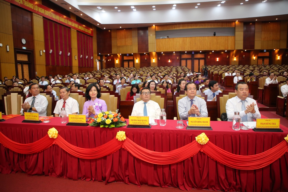 Các đại biểu tham dự Lễ kỷ niệm 60 năm Ngày truyền thống ngành Nội chính Đảng 