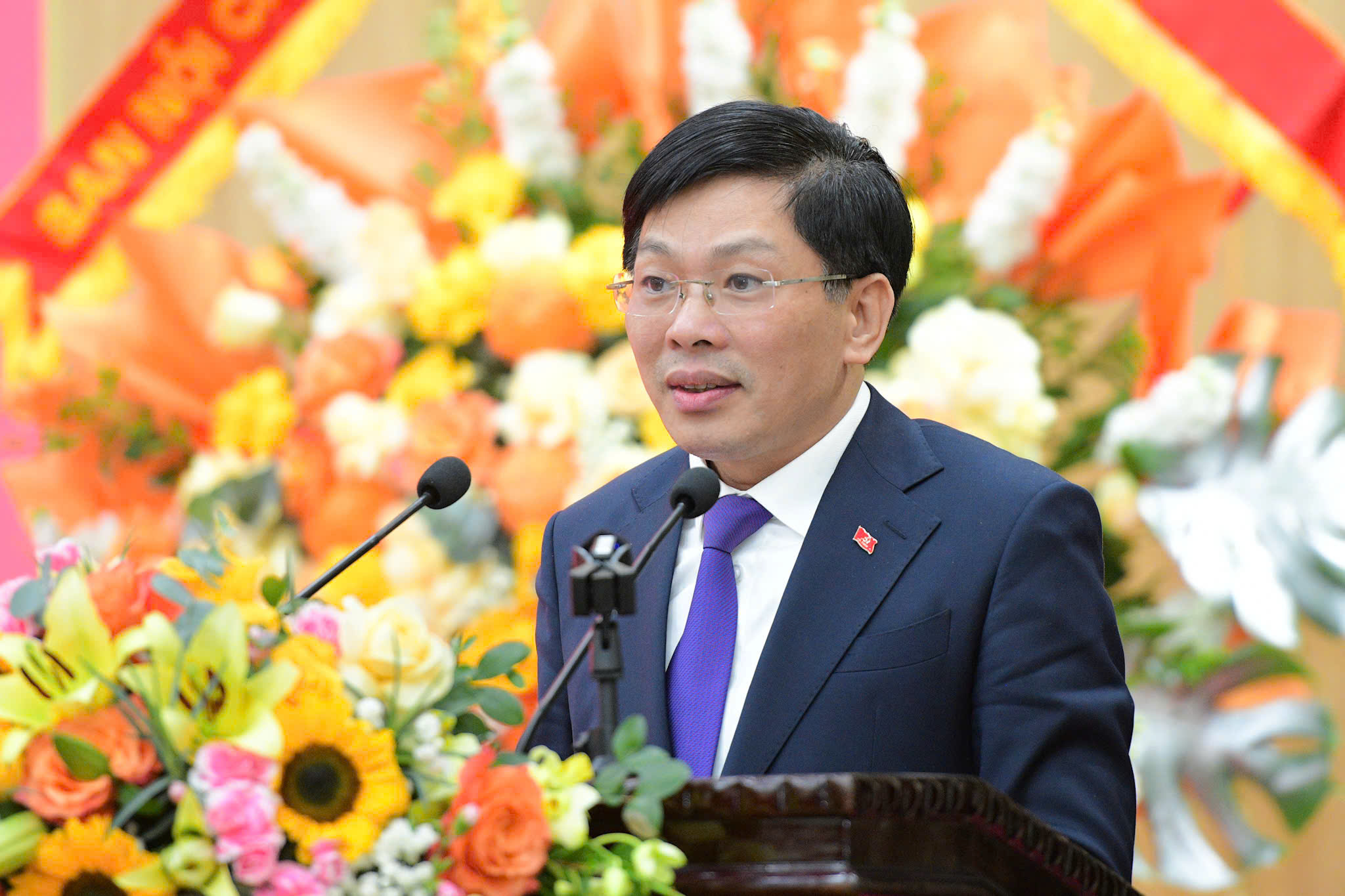 Đồng chí Đặng Văn Dũng, Phó Trưởng Ban Nội chính Trung ương phát biểu tại Lễ kỷ niệm