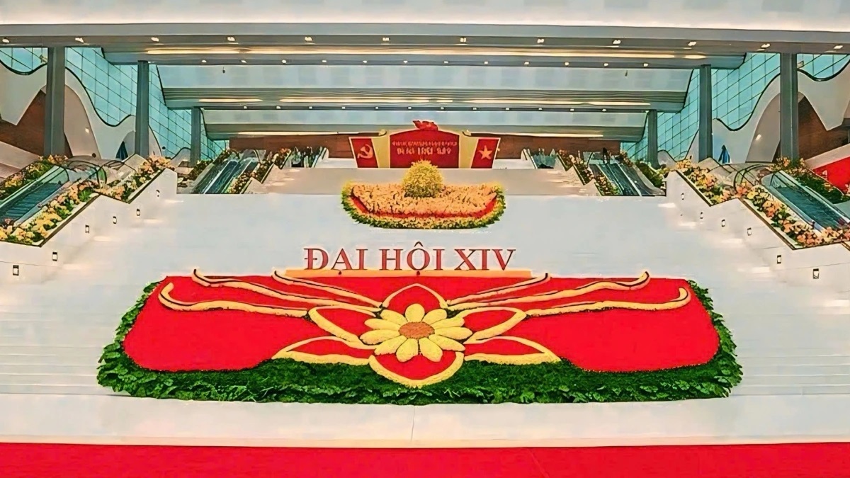 Trung tâm Hội nghị Quốc gia (Hà Nội) - nơi diễn ra Đại hội đại biểu toàn quốc lần thứ XIV của Đảng