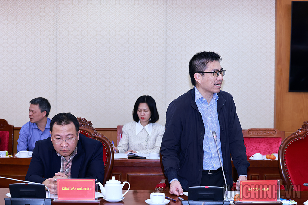 Đồng chí Nguyễn Hoàng Giang, Phó Vụ trưởng Vụ Chính sách - Đối ngoại, Bộ Ngoại giao