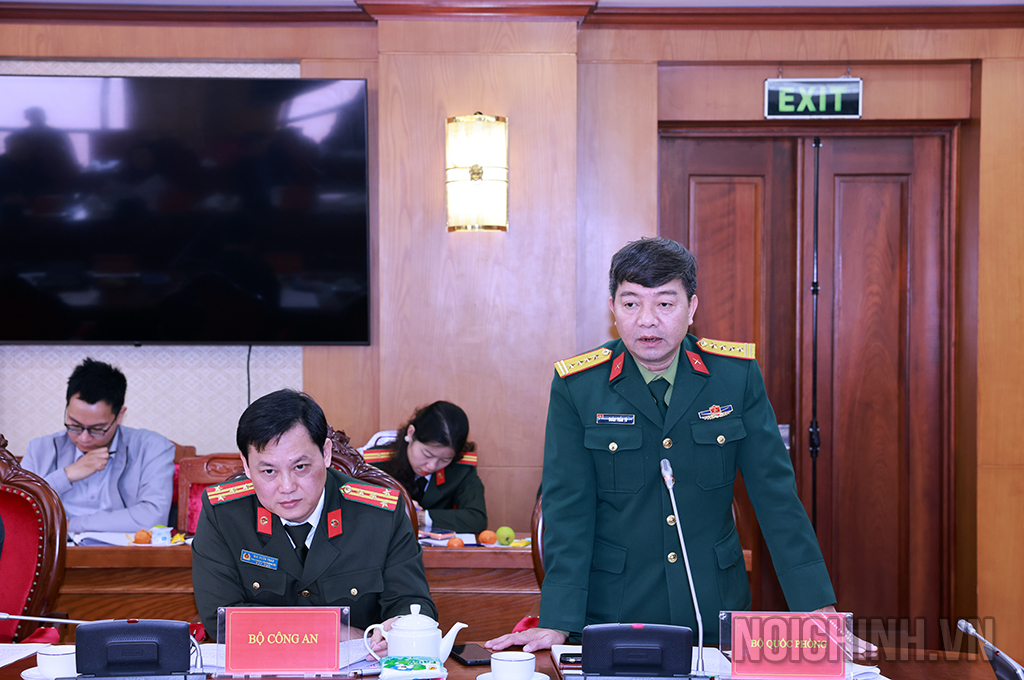 Đồng chí Đại tá Đoàn Tuấn Tú, Trưởng phòng 6, Thanh tra Bộ Quốc phòng