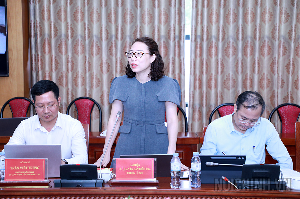 Đồng chí Nguyễn Thanh Nga, Trưởng Phòng Công nghệ thông và Chuyển đổi số, Cơ quan Ủy ban kiểm tra Trung ương